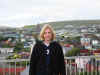 Helen and the famous Torshavn skyline