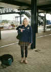 Helen at Ashford station