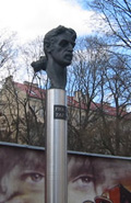 The one-and-only Frank Zappa statue