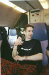 The Wee Man on the train to Arnhem